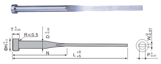1.2343德規扁頂針