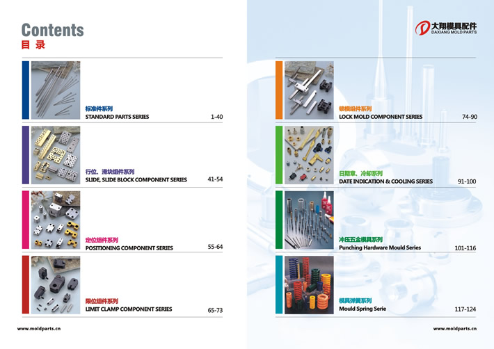 大翔模具配件資料產品頁面簡介