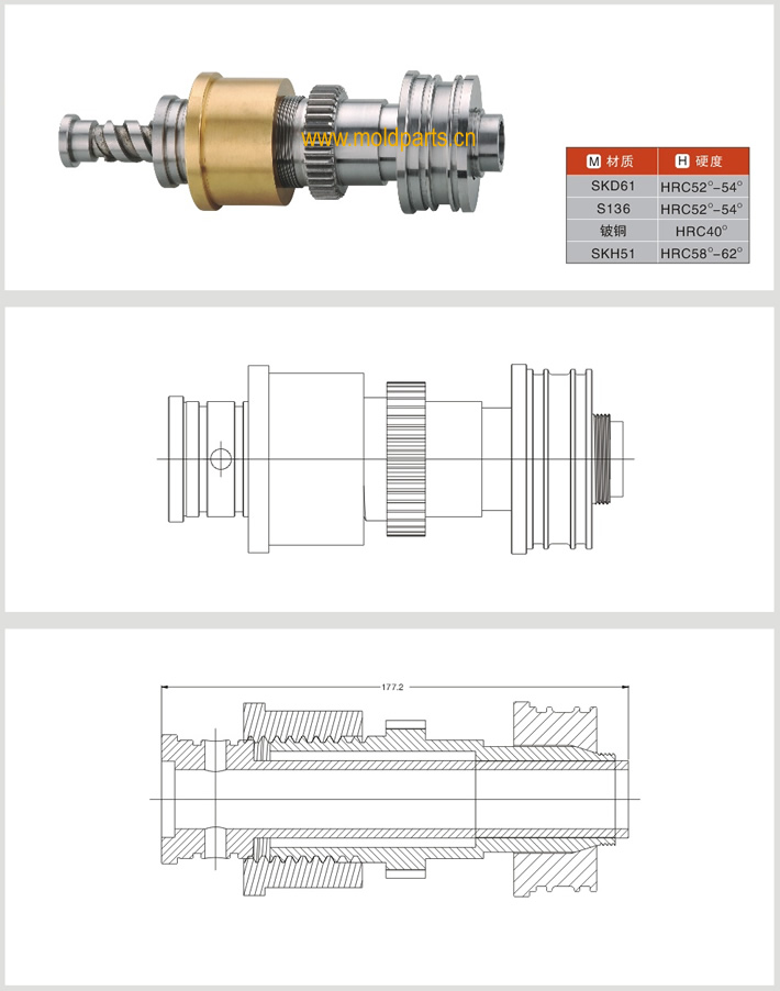 東莞大翔模具配件有限公司專業生產化妝品模具配件，化妝品模具配件的材質、熱處理、硬度、標準、型號等詳情說明和介紹，您可以通過本頁面下單留言或者發送詢/報價